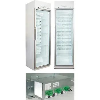 Snaige MD40DD-P301BE Pharmaceutikal | Prosklená Lednice pro Lékárny 385 l | v. 203 cm, 385 l, Alarm Teploty, Servis ČR