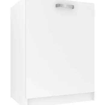 Kuchyňská skříňka Kuchyňská skříňka Belini dřezová 60 cm bílý mat bez pracovní desky TOR SDZ60/0/WT/WT/0/U