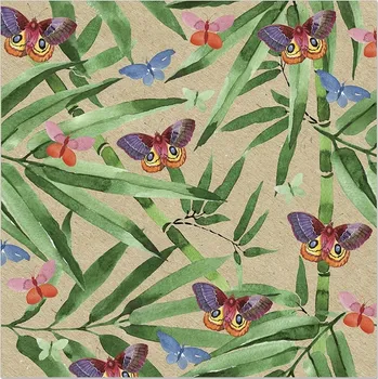 Papírový ubrousek Artebene papírové ubrousky Organics Bambus 33x33cm 20ks