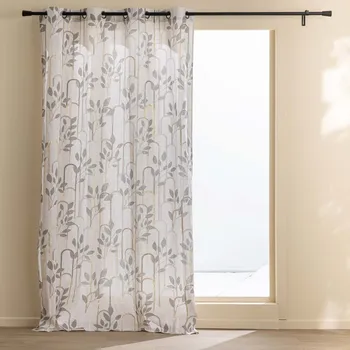 Sprchový závěs Šedý závěs 140x240 cm Roseris – douceur d'intérieur ID_1812488