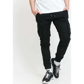 Pánské kalhoty Kalhoty Alpha Industries Cotton Twill Jogger Black XXL