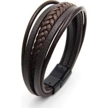 Náramek Pánský kožený náramek H369 2