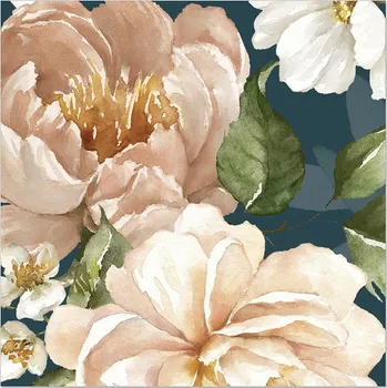 Papírový ubrousek Papírové ubrousky 20 ks Artebene Flowers - modré