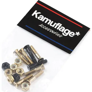 Úchyty Na Skateboard Kamuflage Phillips 1" Zlato