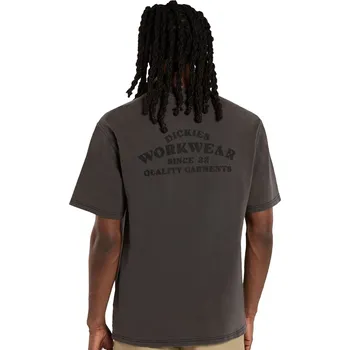 Pánské tričko Tričko Dickies Christiana Tmavě Šedá - L