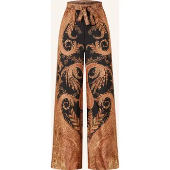 Dámské kalhoty Zimmermann Dámské Marlene Kalhoty Hypnotic Z Hedvábí, černá /...