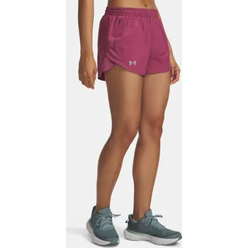 Dámské kraťasy Under Armour UA Fly By 3'' Shorts-RED 1382438-659 Červená MD