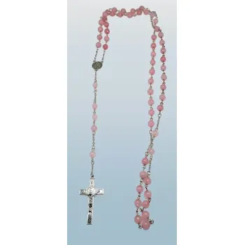 Růženec Růženec z minerálních korálků – dlouhý růženín pro duchovní harmonii (obvod 80 cm)