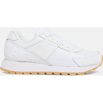 Chlapecké tenisky Dětské boty Under Armour UA GS Essential Runner-WHT 3028555-100 Bílá 6