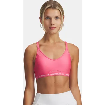 Podprsenka Dámská podprsenka Under Armour UA Crossback Low Bra- 1386424-672 Růžová XL