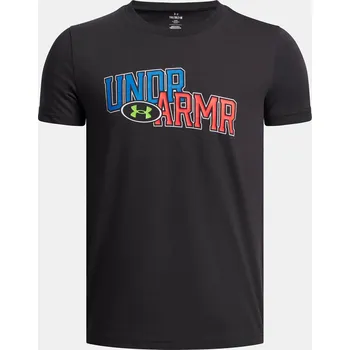 Chlapecké tričko Chlapecké tričko Under Armour UA OVERLAY WM SS-BLK 6005069-001 Černá YXL