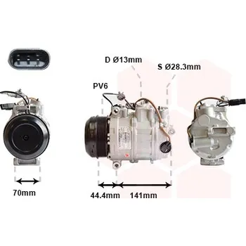 Klimatizace automobilu Kompresor, klimatizace VAN WEZEL 3001K713