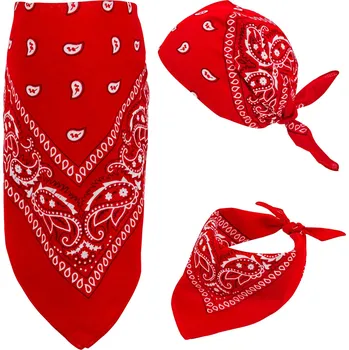 Karnevalový doplněk Červený šátek pro kovboje