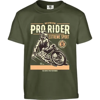 Pánské oblečení Tričko Pro Rider Druh: Dětské, Barva: Khaki, Velikost: 122-S
