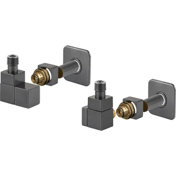 EDGE-SET, rohový hranatý ventil (Z2), Anthracite, Levá + slevový kód