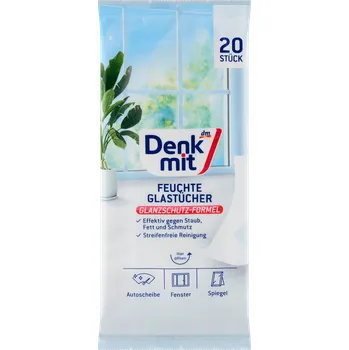 Vysavač na okno Denkmit vlhčené čisticí ubrousky na sklo