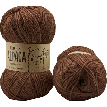 Příze Drops Alpaca UNI 9041 měděná hnědá