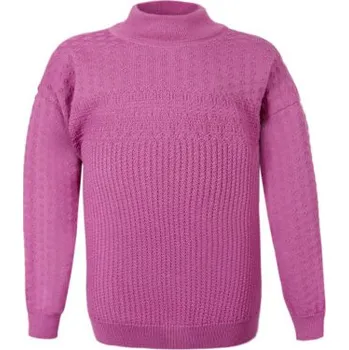 Pánský svetr Kama dětský Merino svetr 1020 134 - růžová L