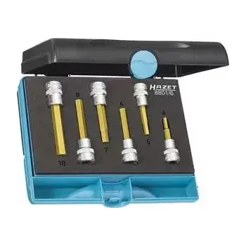 Bit Sada adaptér-bity 3/8" vnitřní 6-hran 4-10mm 6 ks. HAZET