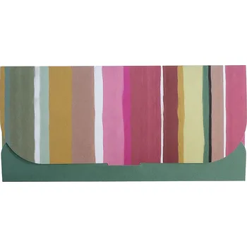 Artebene Dárková obálka 23x11cm s barevnými proužky