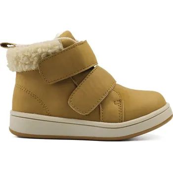 Chlapecké sněhule Dětské zimní boty zateplené kotníčkové EXANI TERRY - hnědé Velikost: 25