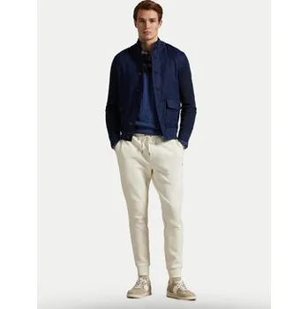 Dámské kalhoty Polo Ralph Lauren Teplákové kalhoty 710881518058 Écru Regular Fit XL