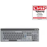 Hama bezdrátová Multi Device klávesnice WK-750, nabíjecí