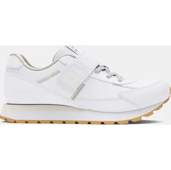 Chlapecké tenisky Dětské boty Under Armour UA PS Essential Runner-WHT 3028556-100 Bílá 12K