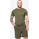 DOMYOS Pánské tričko na kruhový trénink prodyšné 2XL KAŠTANOVÁ|ZELENÁ