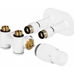 THERMCOMB-SET, středový ventil (Z4K) s připojením pro elektrickou tyč, Bílá, Pravá RDTHERMCOMSETRW