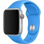 Řemínek FIXED Silikon pro Apple Watch 42/44/45 mm sytě modrý