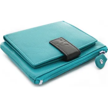 Peněženka Arwel Tyrkysová malá dámská kožená peněženka se zápinkou 511-8205-53/60