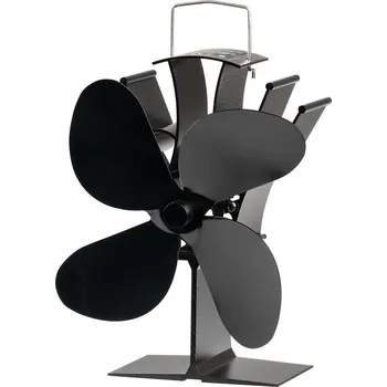 Krbový ventilátor Strend Pro Ventilátor ke krbu stojanový, 4-lopatkový 254708, termoelektrický TP2004 (StrendPro 254708, TP2004 Krbový termoelektrický ventilátor pro rozptylování tepla z krbu nebo kamen, bez elektřiny)