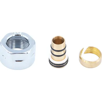 Radiátor Svěrné šroubení pro armatury - Pex-Al-Pex, TERM-SET, SINGLE-SET, Lesklý chrom