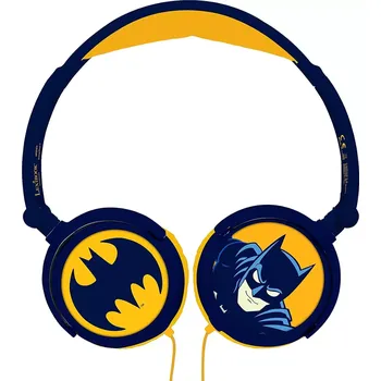 Sluchátka Lexibook Skládací drátová sluchátka - Batman