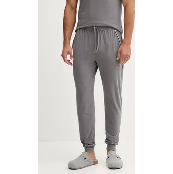 Pánské kalhoty Kalhoty BOSS Unique Pants Cuff CW pánské, šedá barva, s aplikací, 50550485 90X, vel. XL