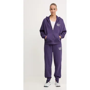 Tepláková souprava EA7 Emporio Armani AF12473.7W000420 fialová 45X, vel. S