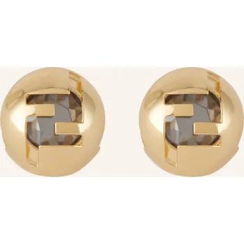 Náušnice Fendi Dámské Náušnice Sphere, zlatá, one size