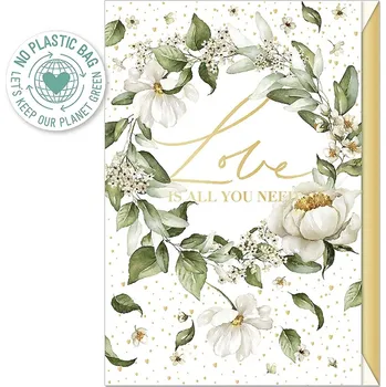 Svatební přání s obálkou Artebene Love Is All You Need