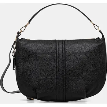 Kabelka Kožená kabelka Geox AURELYI D36KYA.00046 černá 99X, vel. ONE SIZE