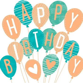 Papírový ubrousek Papírové ubrousky 20 ks Artebene Happy Birthday