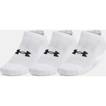 Pánské ponožky Unisexové ponožky Under Armour Unisex UA TC No Show 1386313-100 Bílá XL