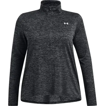 Dámská mikina Dámská funkční mikina na zip Under Armour TECH 1/2 ZIP - TWIST W černá 1384220-001 - 3X | UK 12 | US 13