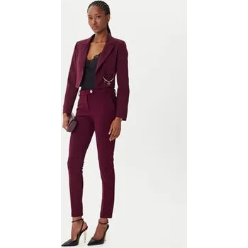 Pánské kalhoty Rinascimento Chino kalhoty CFC0126226003 Bordó Slim Fit XL