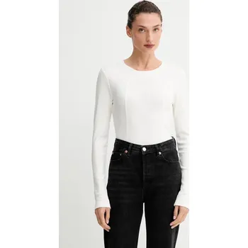 Tričko s dlouhým rukávem G-Star A line slim rib D26903.E136 béžová 01X, vel. XXL