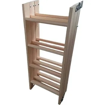 OMAN Dřevěný žebřík pro půdní schody 3 části