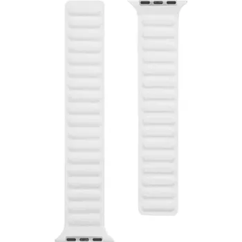 Chytré hodinky Řemínek Tactical Loop Kožený White, Apple Watch 42/44mm