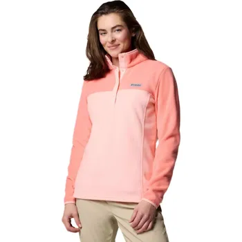 Dámská mikina Columbia Benton Springs™ 1/2 Snap Pull Over II Wmn 2085651669 - pink sand alpenglow M