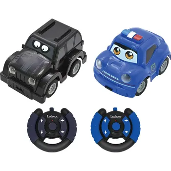 RC model auta Lexibook Sada policejního a zlodějského auta Crosslander Twin
