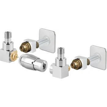 CUBE-SET, rohový hranatý ventil (Z2), Chrom, Levá + slevový kód